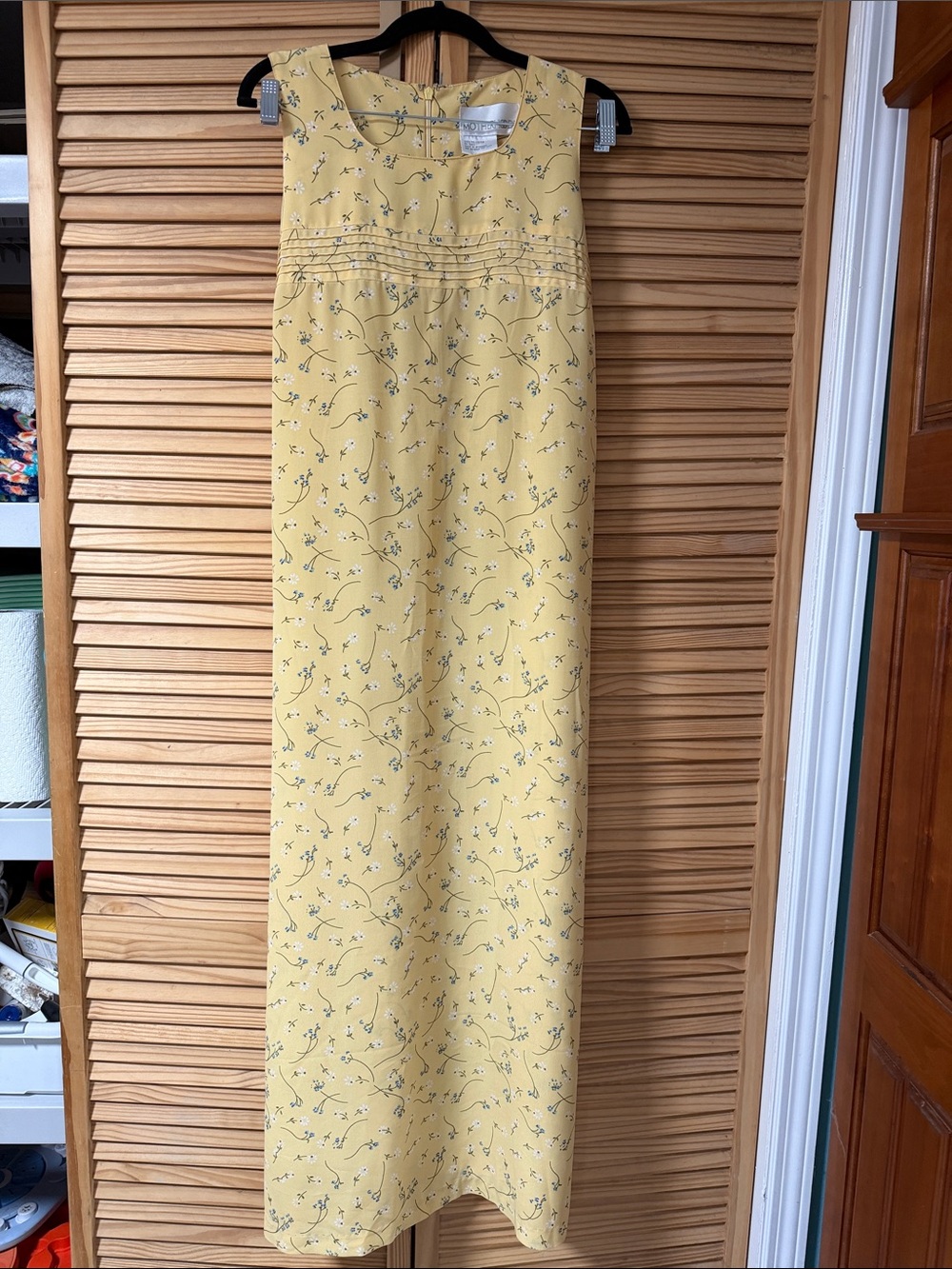 Motherhood Yellow Floral Maxi Dress-Style Skirt